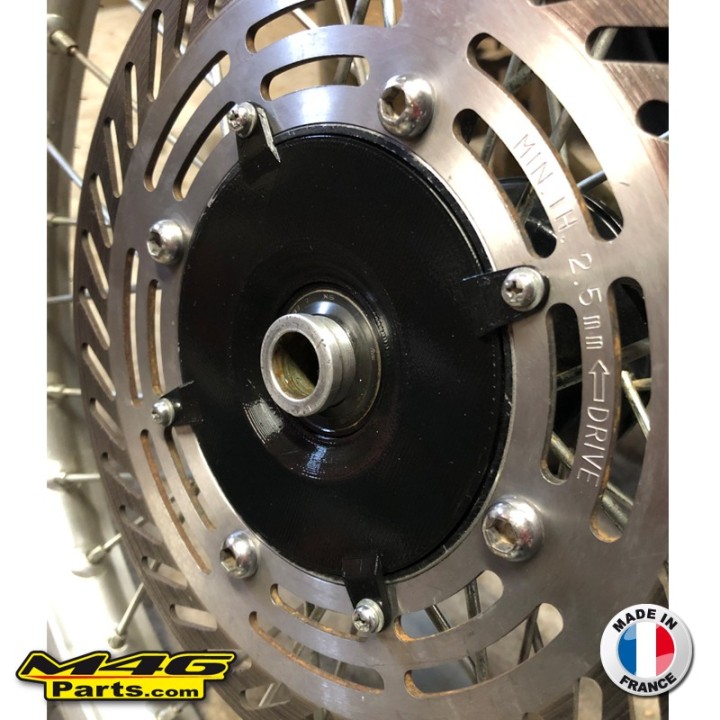 Couvercle de moyeu roue avant Honda 125 250 500 CR 1984-1989