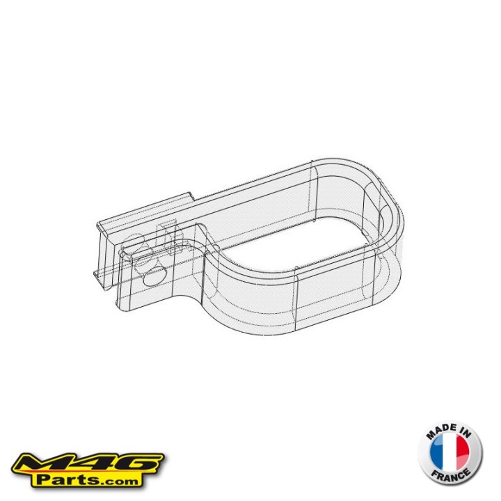 Guide de Durite de Frein Avant Kawasaki KX-KXF