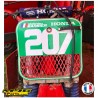 Plaque frontale Honda CR 125 250 480 1982