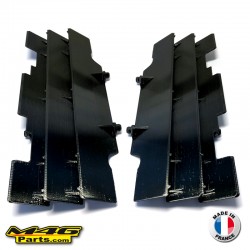 1987-1988 Honda CR 125 Radiator Louvers for Aftermarket Radiators