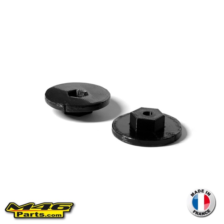 Protections supérieures d'amortisseur Ohlins Moto Piste