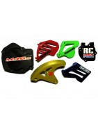 Enduro Dirtbike and Motocross unique customizable plastic protection parts