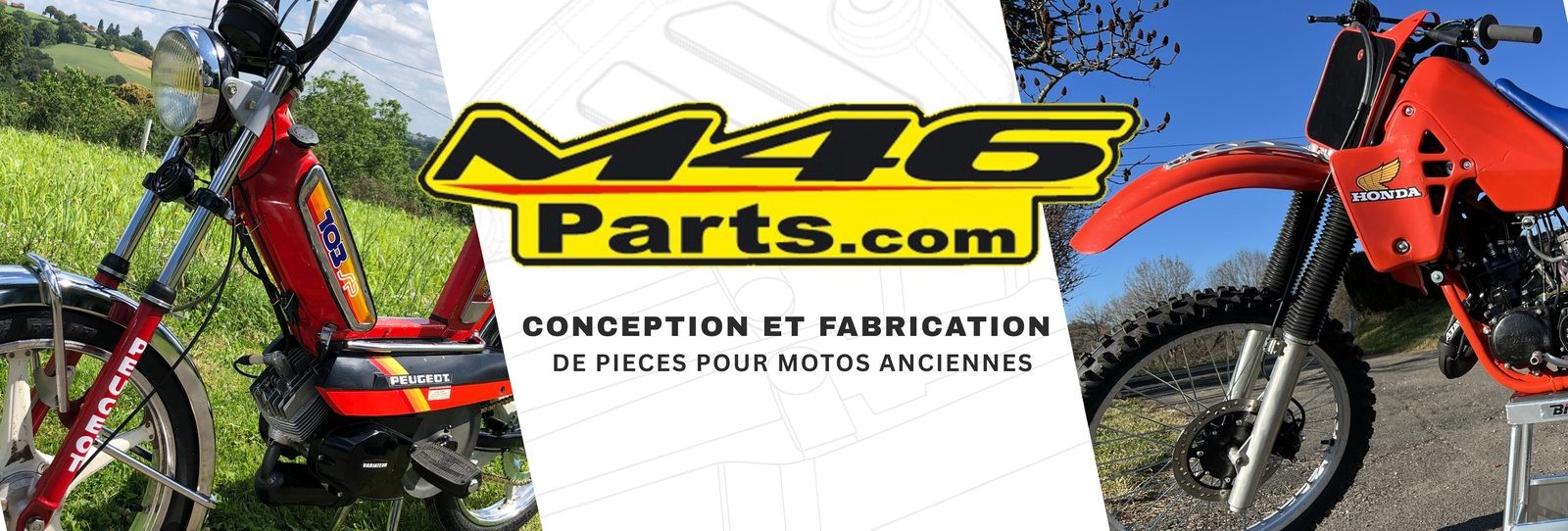 Conception et fabrication de pièces pour motos anciennes